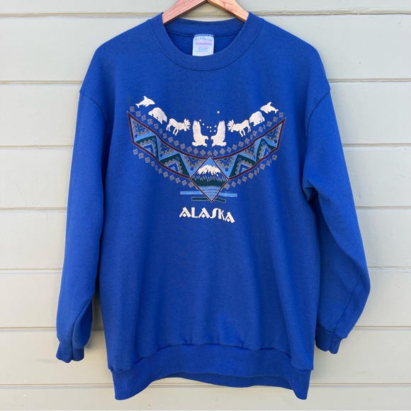 Vintage XL Alaska All American Apparel sweatshirt - Picture 1 of 8